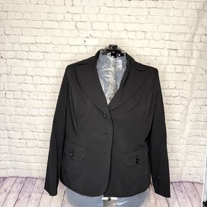 Style & Co Black 3 button Blazer